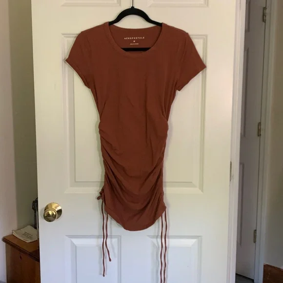 aeropostale t shirt dress Buy Aeropostale Solid Pique T-Shirt Dress